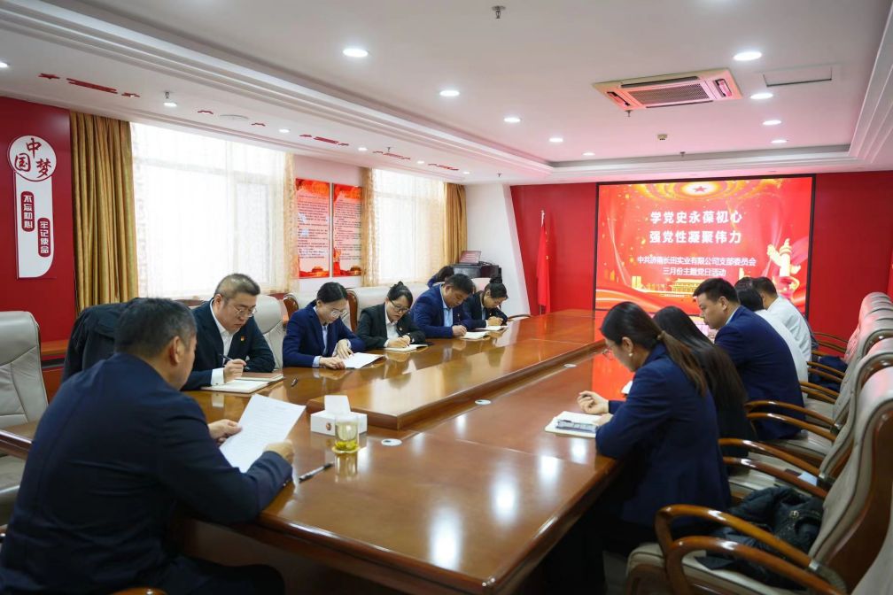 【長田黨建】學(xué)黨史永葆初心 強(qiáng)黨性凝聚偉力——長田實(shí)業(yè)黨支部召開3月份主題黨日會議